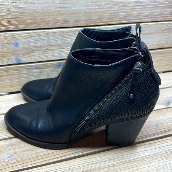 Dolce Vita for Target Dual Zip Black Booties Size 10 - Picture 3 of 10